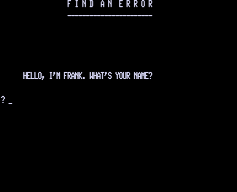 Screen shot